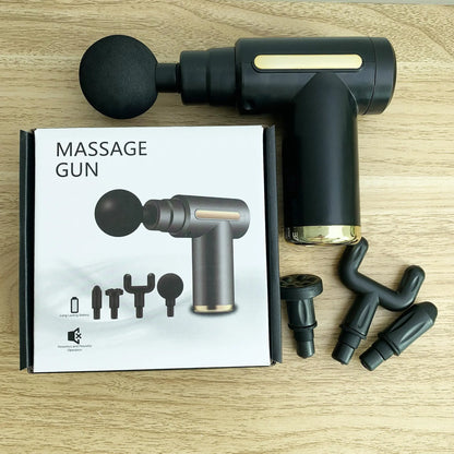 Professional Muscle Massage Gun, Deep Tissue Muscle Massagers, Multifunctional Back and Full Body Massager, Portable Electric Massage Device, USB Rechargeable, Ideal Gift for Men and Women, Suitable for Christmas and New Year Gifting